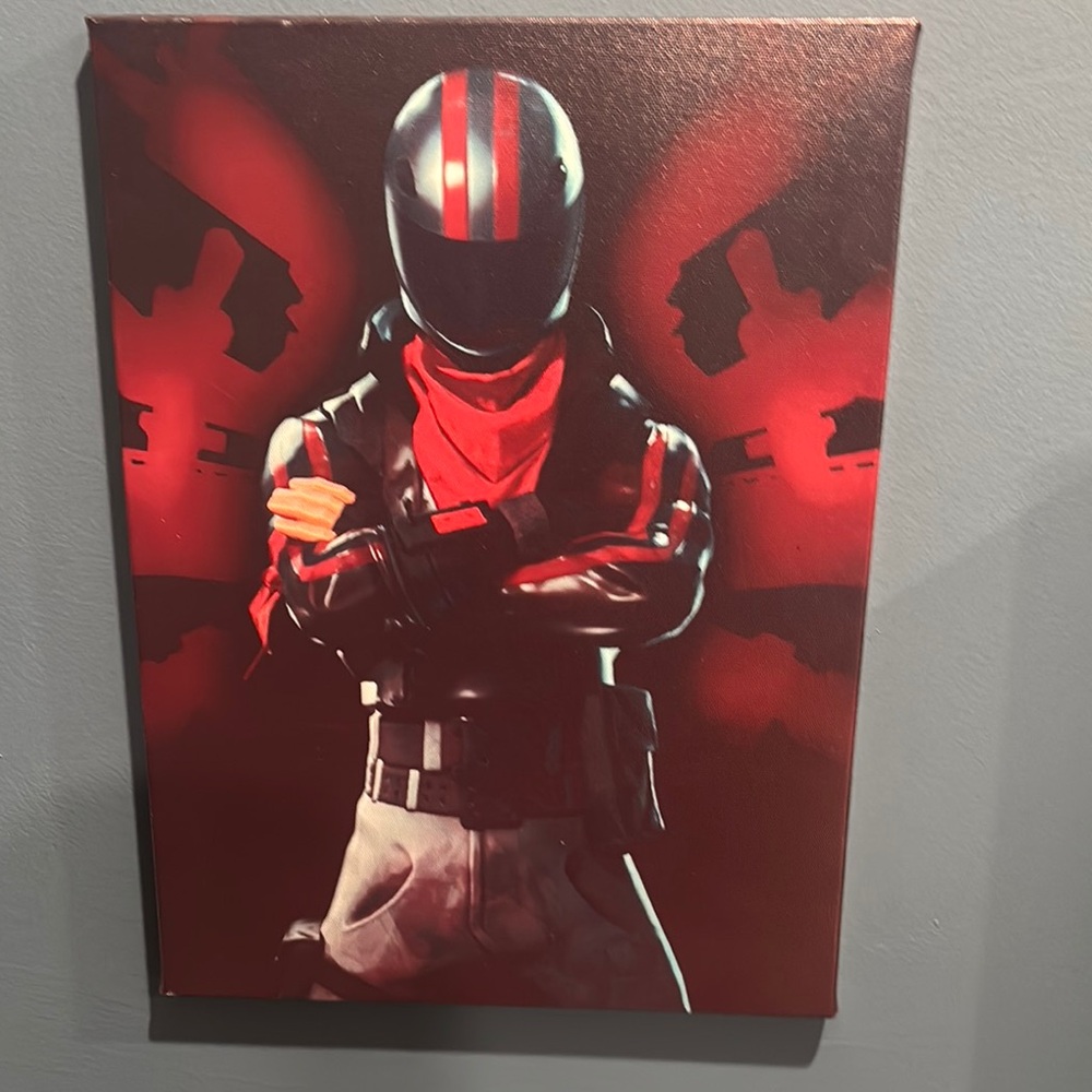 3 Kids Fortnite Canvas Art